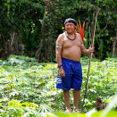 The King's host, Daví Kopenawa, is the leader of the Yanomami and their international spokesperson. (Photo: Rainforest Foundation Norway / ISA Brazil)